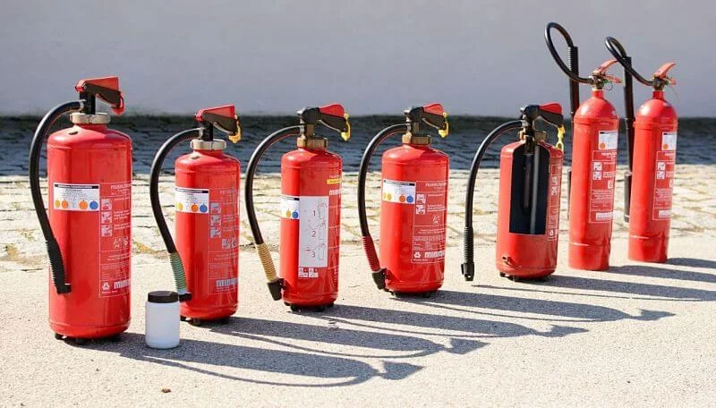 Equipamentos de combate a incêndio